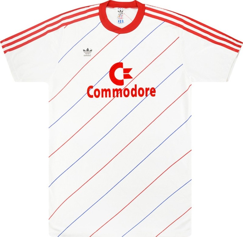 Segunda equipación de Bayern Múnich 87-88