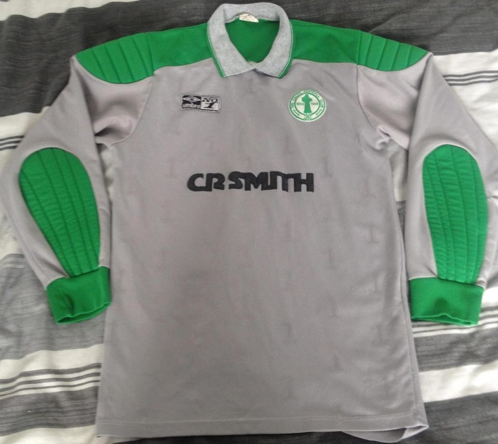 Equipación de portero de Celtic 87-88