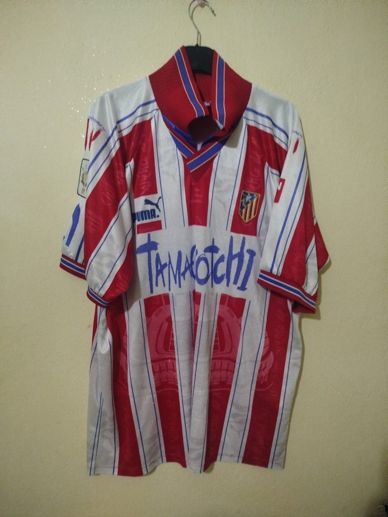 Primera equipación de Atlético de Madrid 96-97