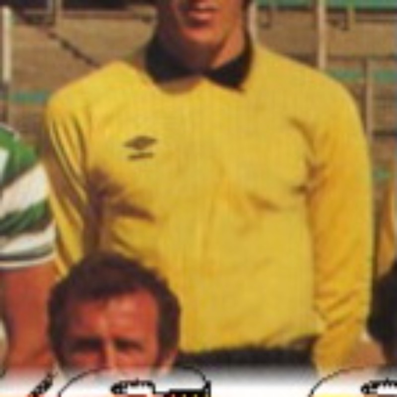 Equipación de portero de Celtic 83-84