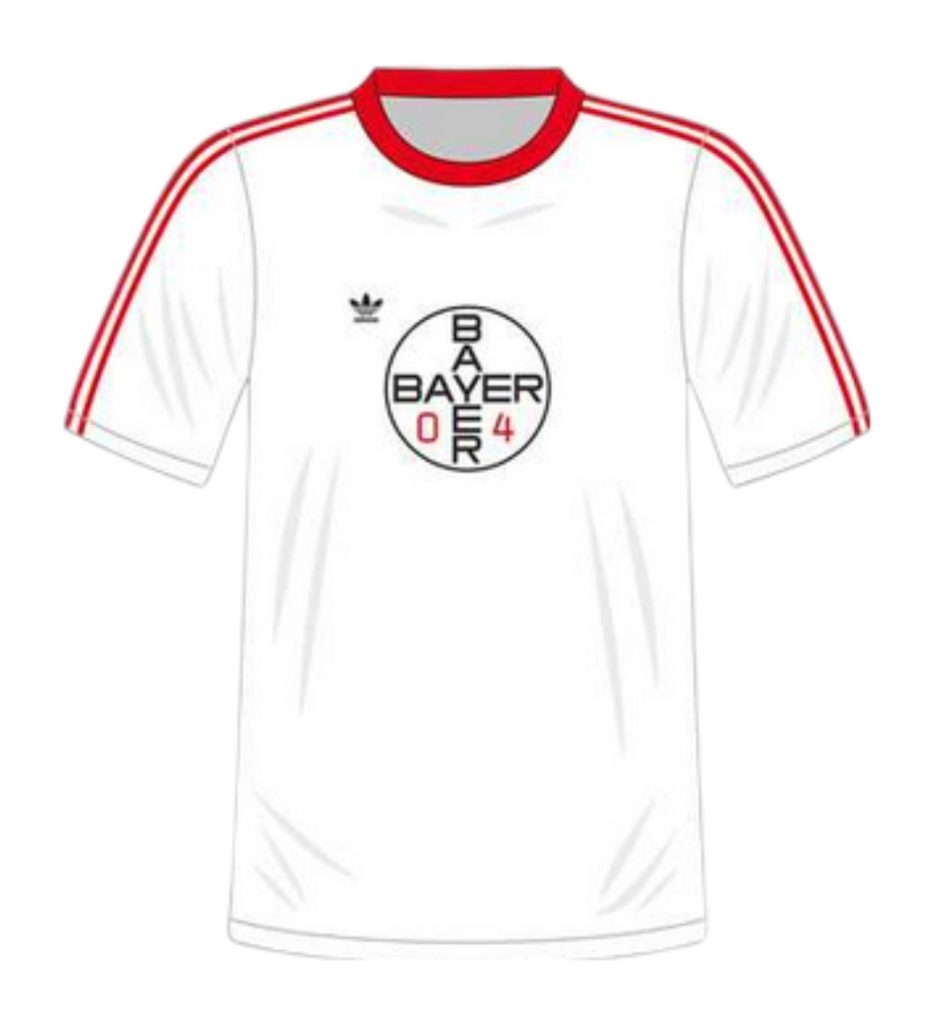Segunda equipación de Bayer Leverkusen 77-78