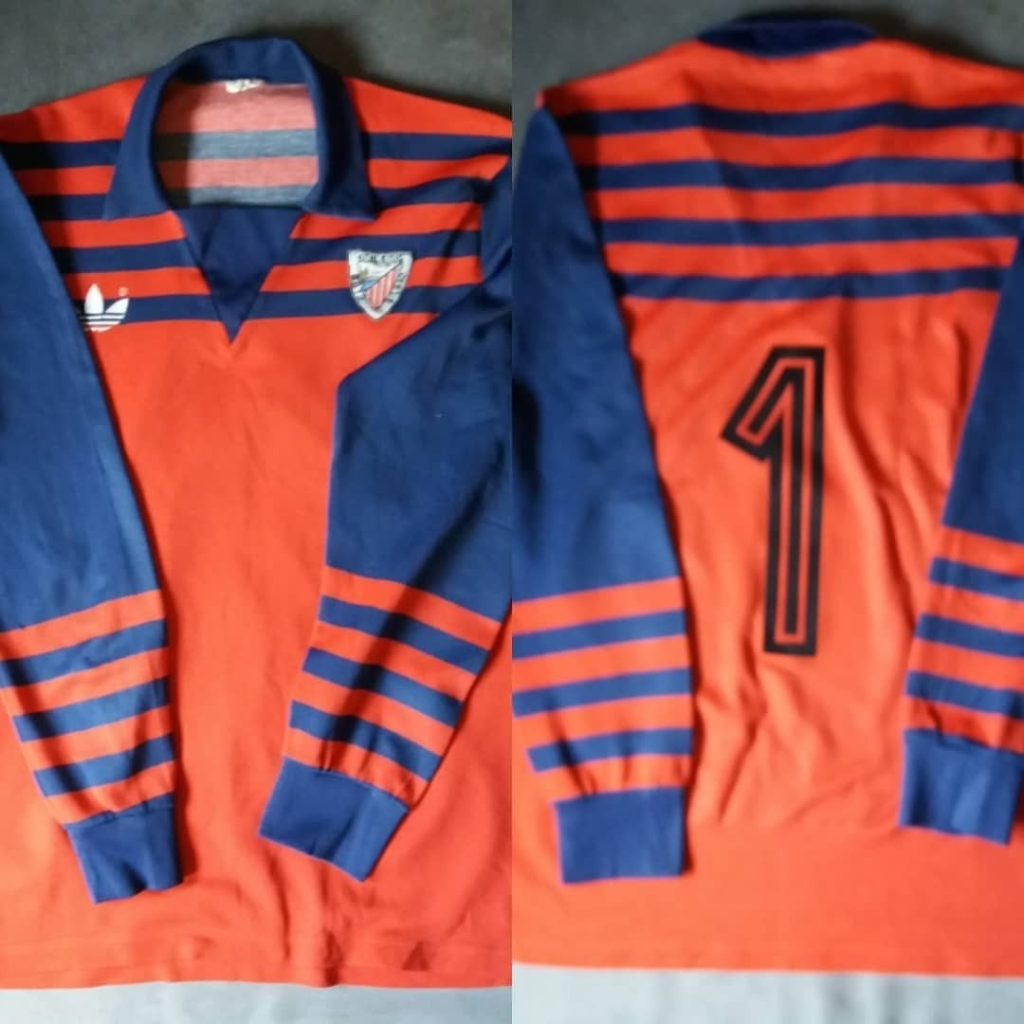 Equipación de portero de Athletic 88-89