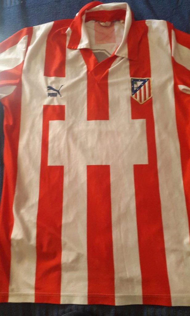 Primera equipación de Atlético de Madrid 89-90