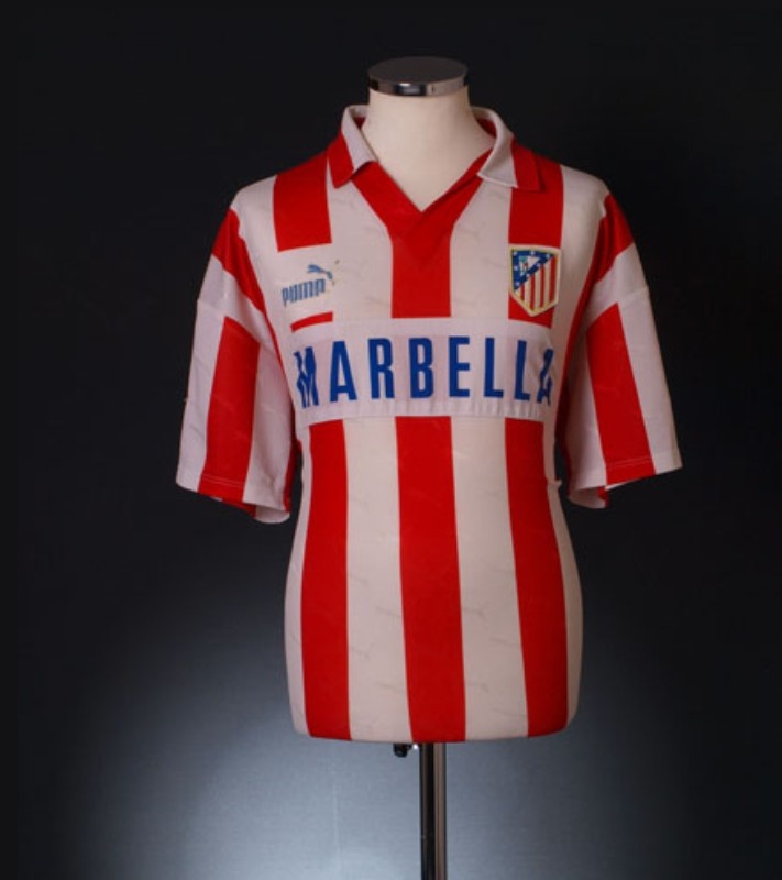 Primera equipación de Atlético de Madrid 90-91