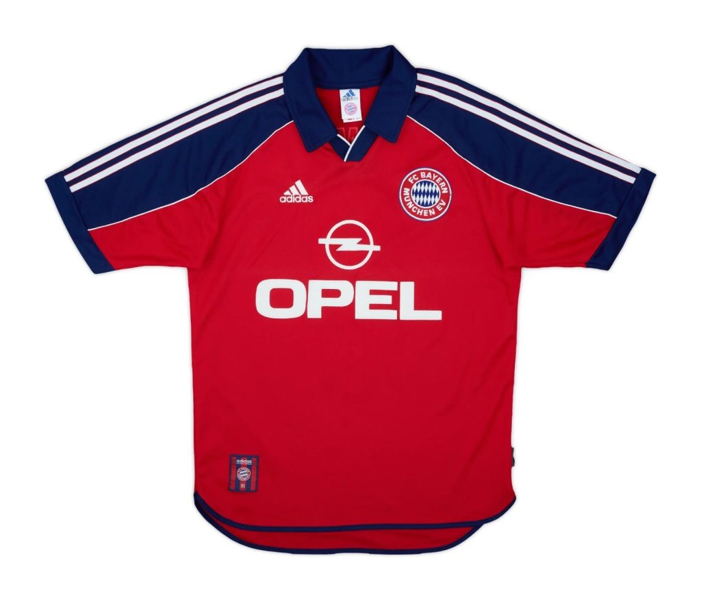 Primera equipación de Bayern Múnich 99-00