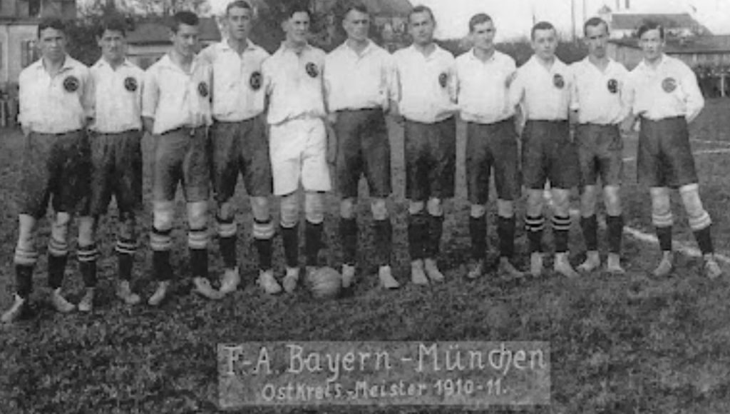 Bayern München 1910-11 Visitante