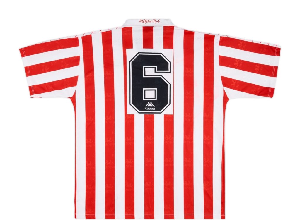 Primera equipación de Athletic 91-92