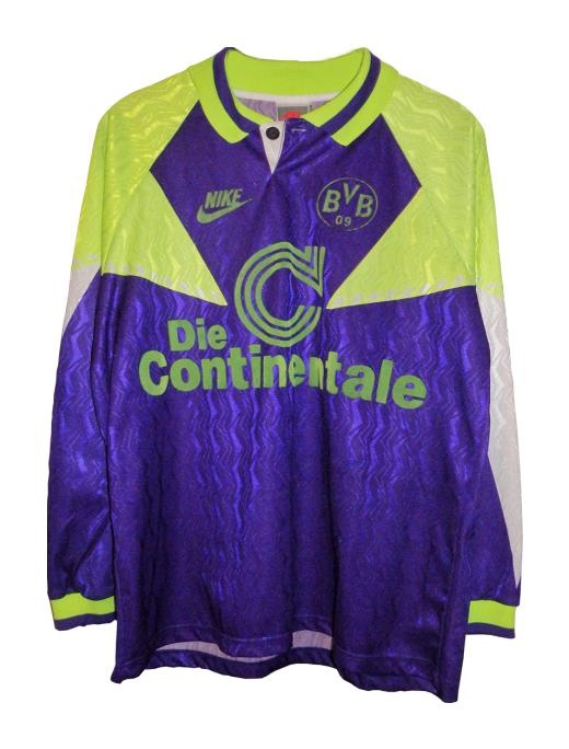 Segunda equipación de Borussia Dortmund 90-91