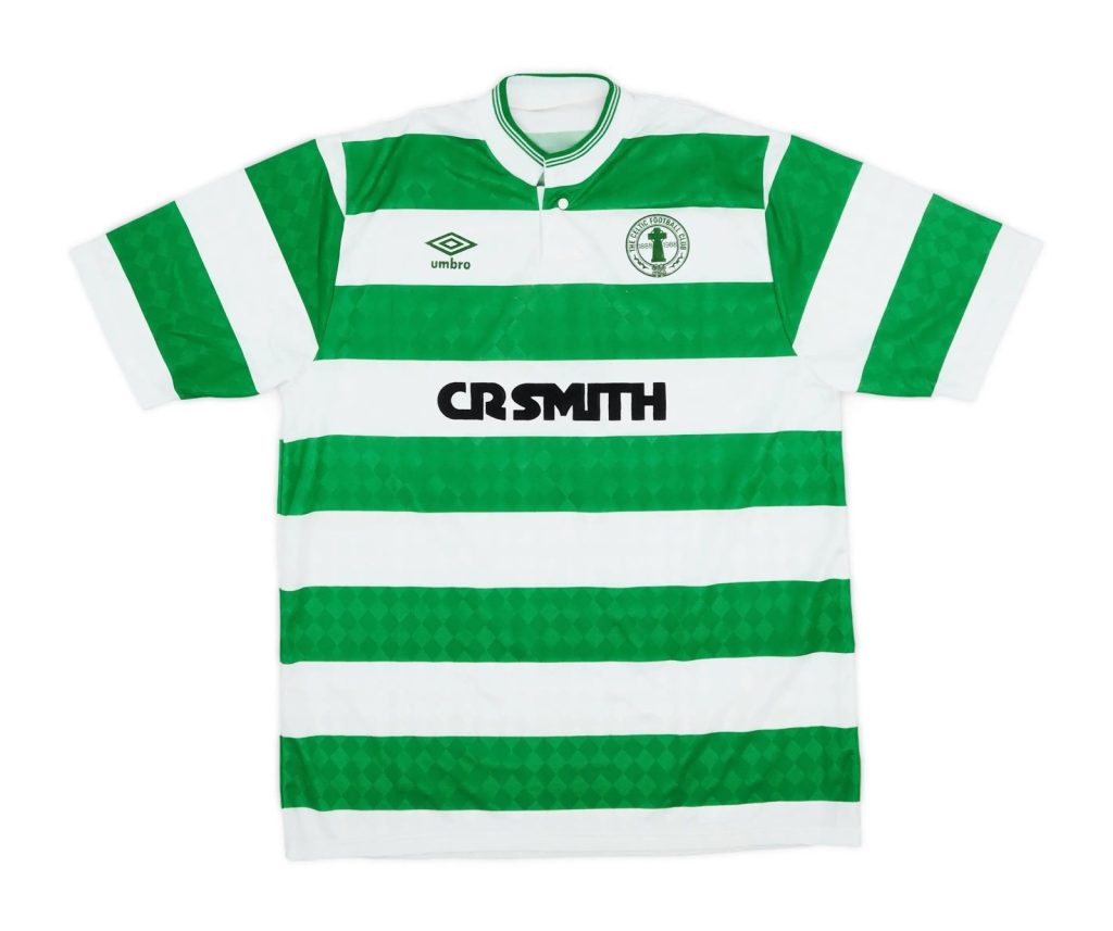 Primera equipación de Celtic 88-89