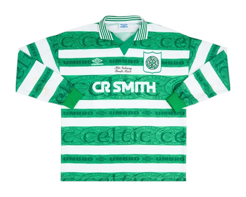 Equipación especial de Celtic 95-96