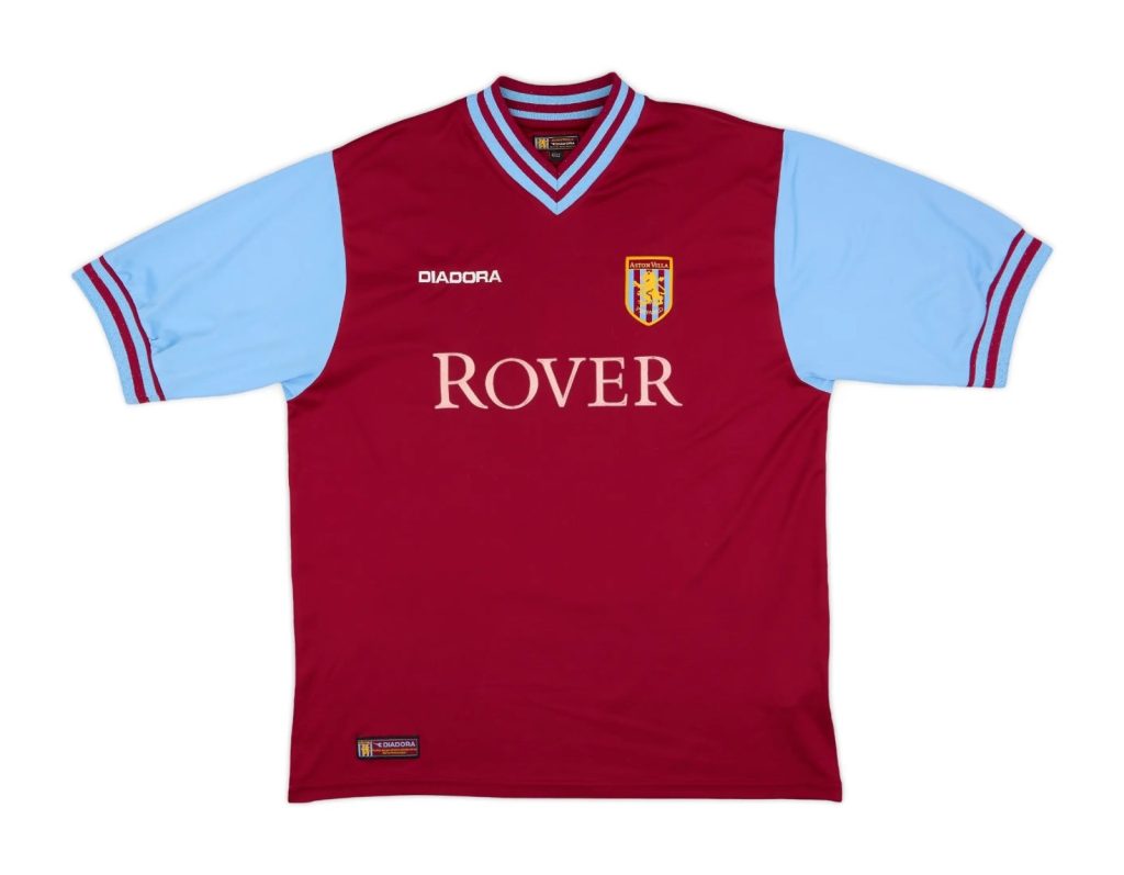 Primera equipación de Aston Villa 02-03