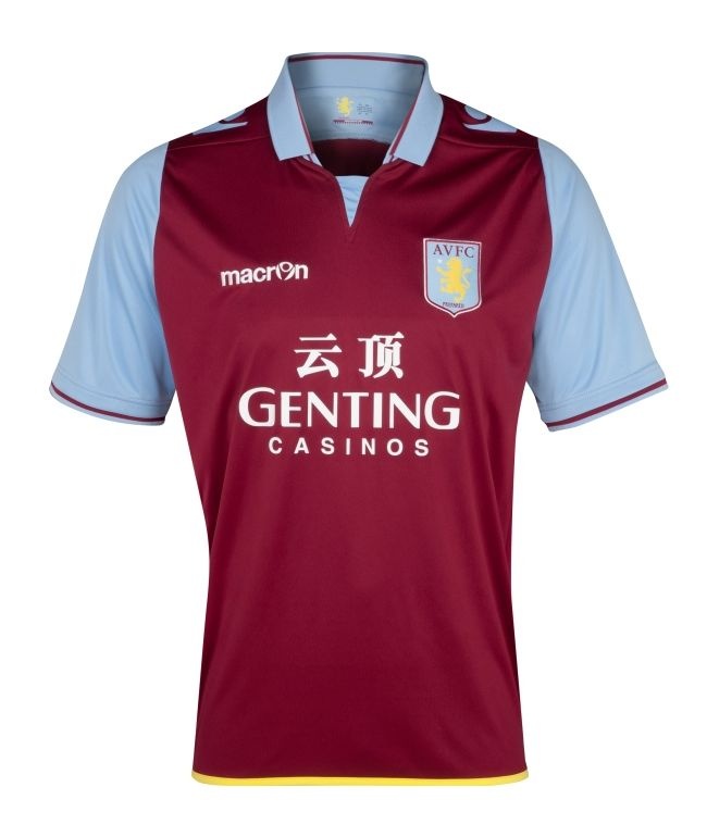 Primera equipación de Aston Villa 12-13