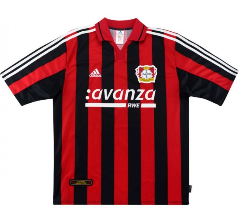 Primera equipación de Bayer Leverkusen 00-01