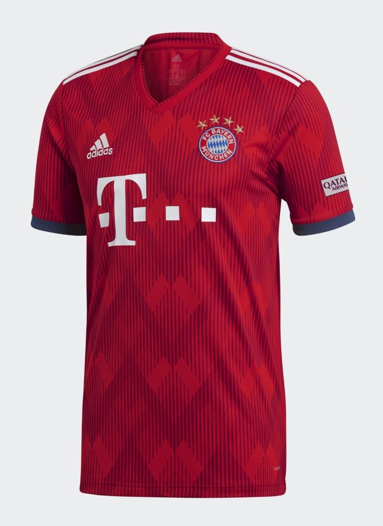 Primera equipación de Bayern Múnich 18-19