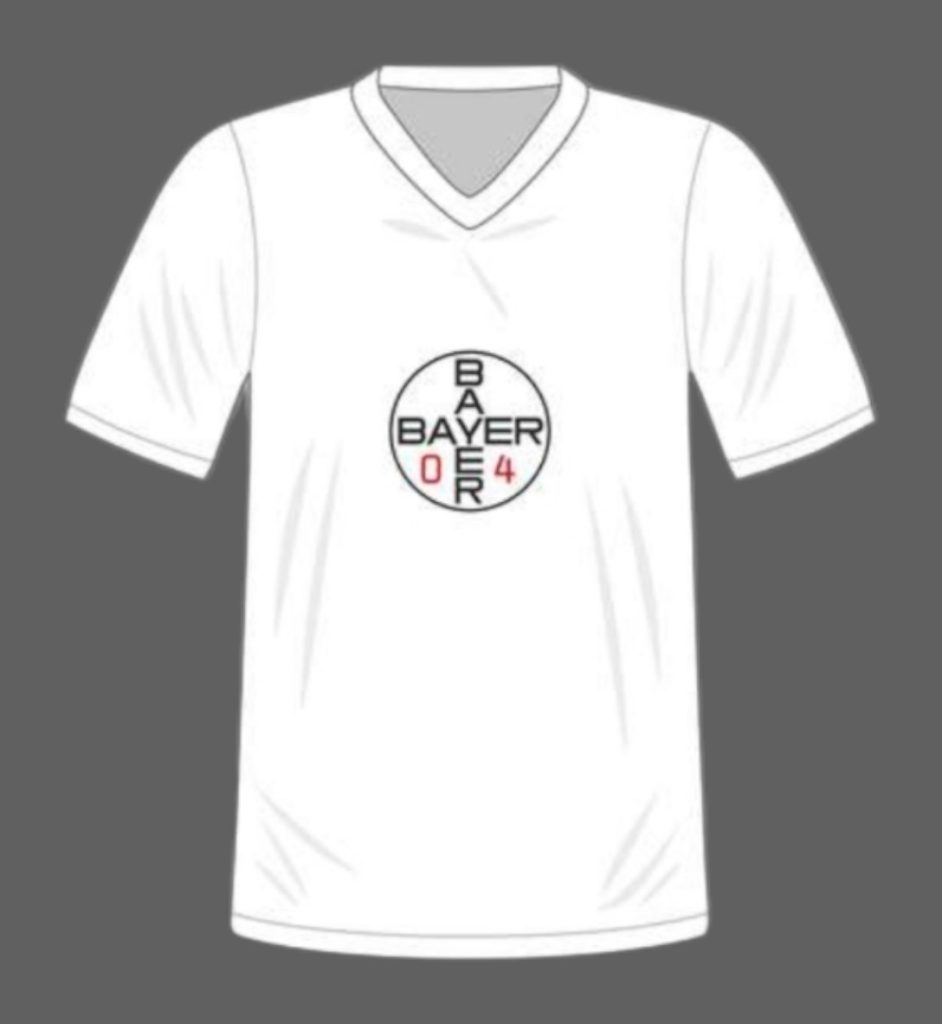 Segunda equipación de Bayer Leverkusen 75-76