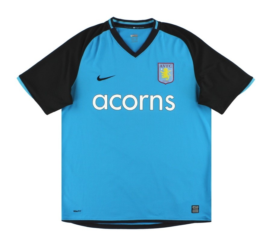 Segunda equipación de Aston Villa 08-09