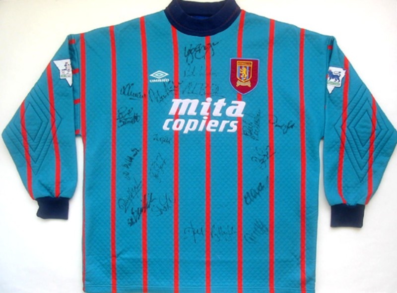 Equipación de portero de Aston Villa 92-93