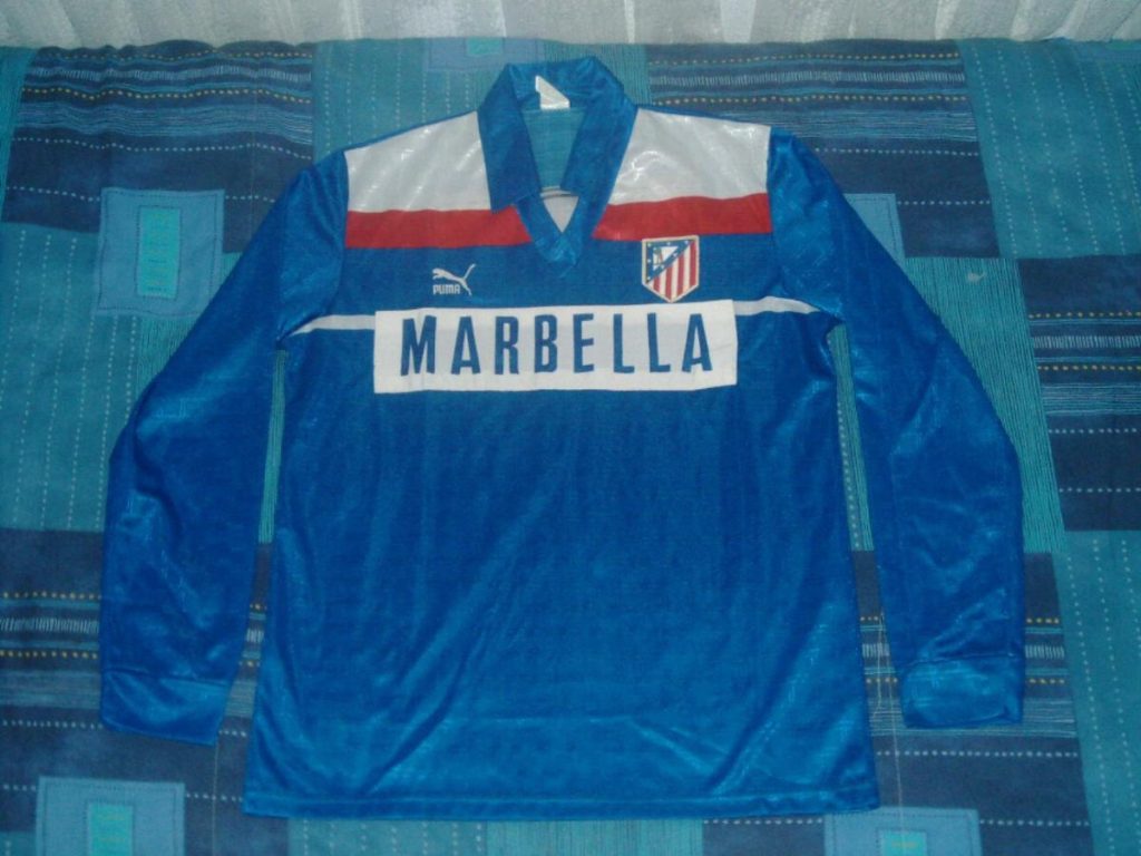 Tercera equipación de Atlético de Madrid 90-91