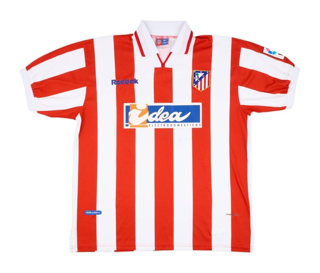 Primera equipación de Atlético de Madrid 00-01