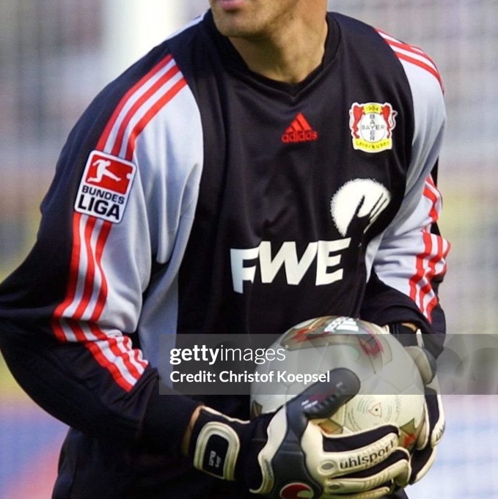 Equipación de portero de Bayer Leverkusen 03-04