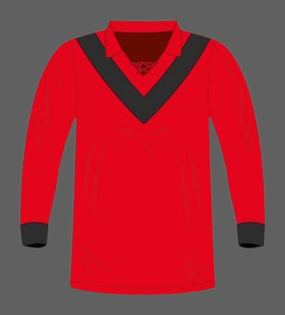 Primera equipación de Bayer Leverkusen 61-62