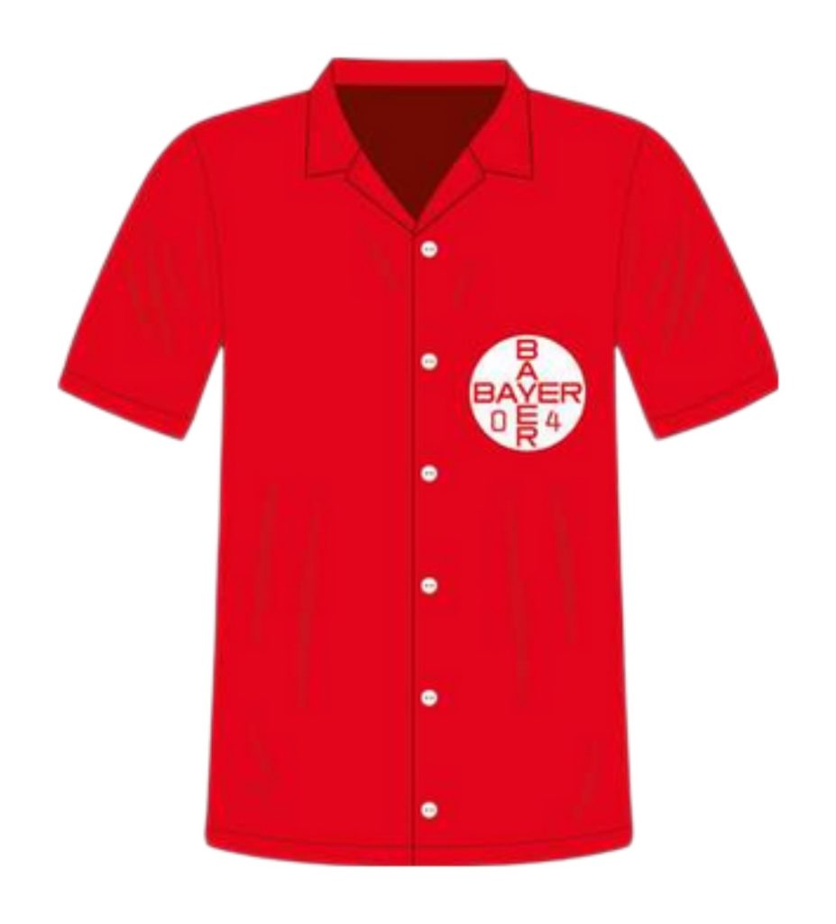 Primera equipación de Bayer Leverkusen 66-67