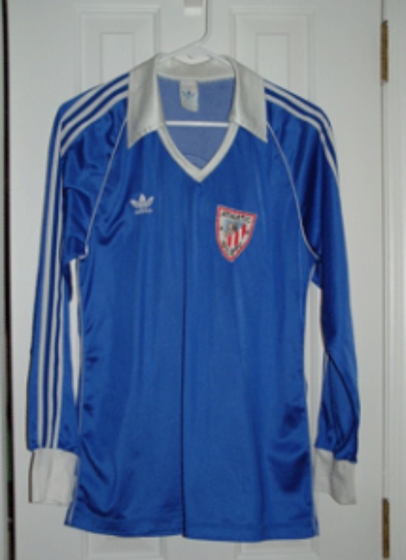 Segunda equipación de Athletic 85-86