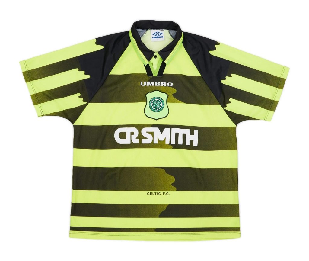 Segunda equipación de Celtic 96-97
