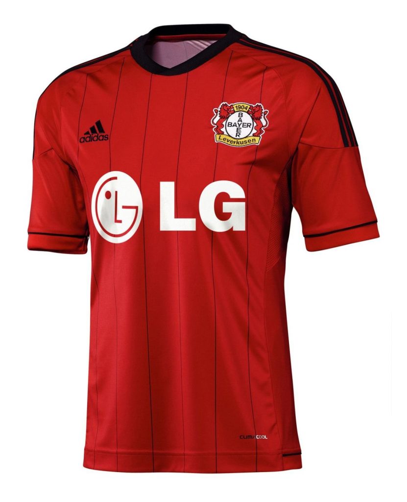 Segunda equipación de Bayer Leverkusen 13-14