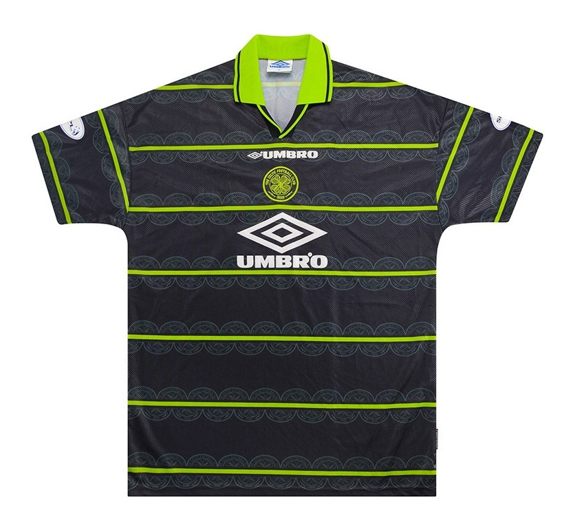 Segunda equipación de Celtic 98-99