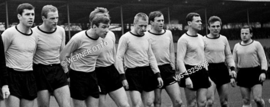 Primera equipación de Borussia Dortmund 65-66