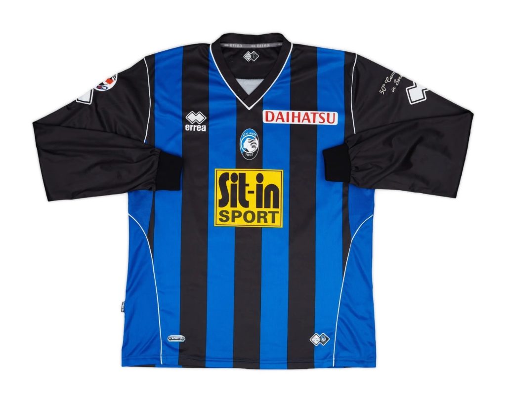 Primera equipación de Atalanta 09-10