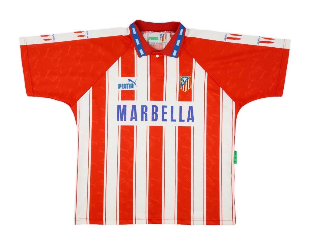 Primera equipación de Atlético de Madrid 94-95