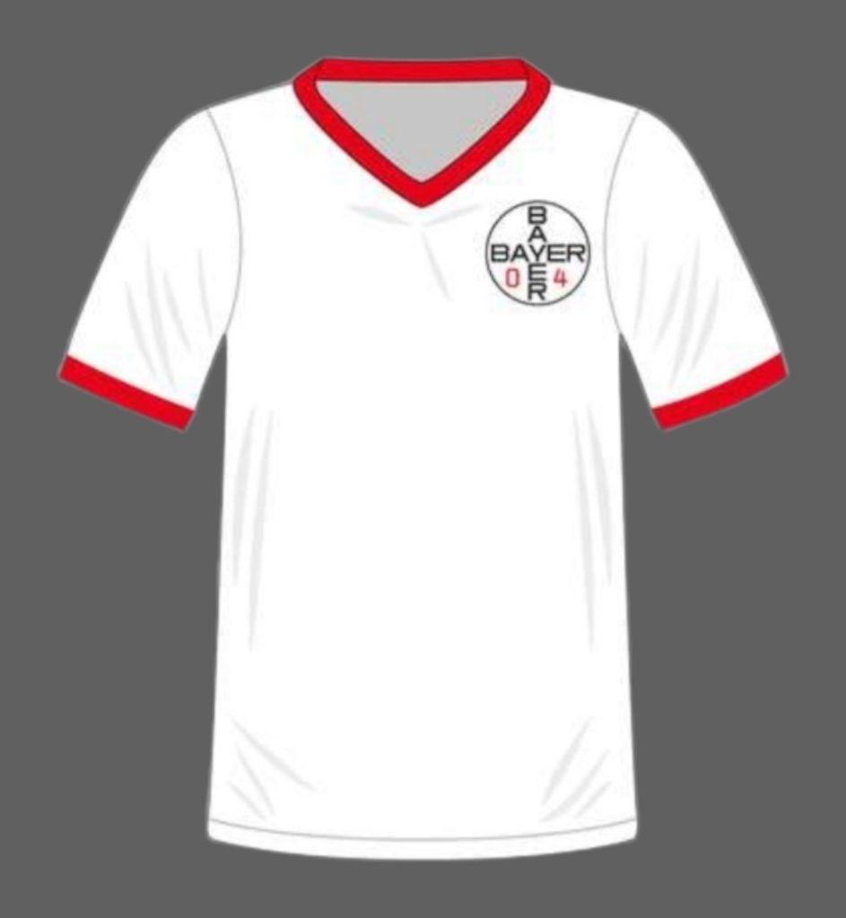 Segunda equipación de Bayer Leverkusen 69-70