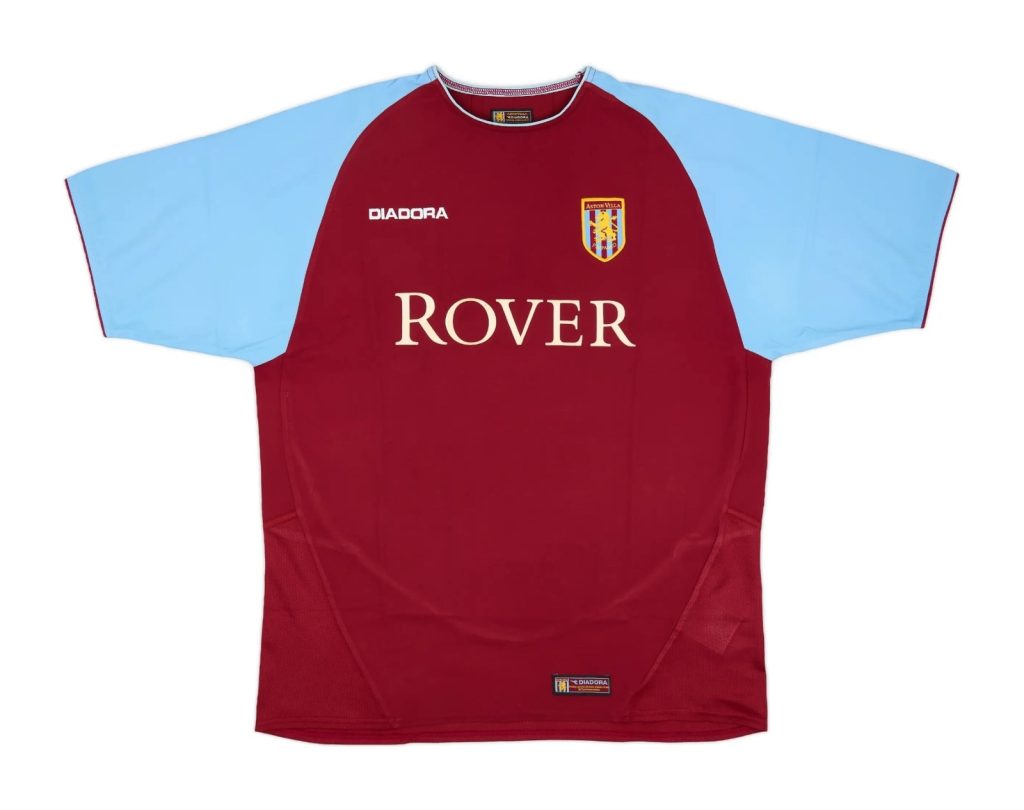 Primera equipación de Aston Villa 03-04