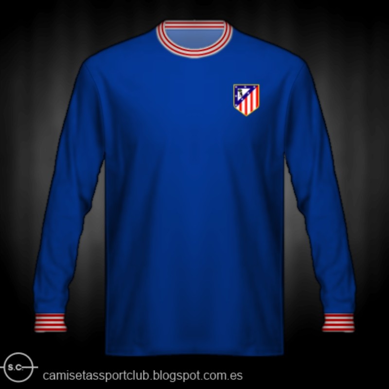 Segunda equipación de Atlético de Madrid 80-81
