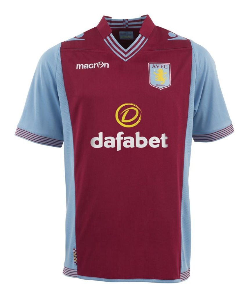 Primera equipación de Aston Villa 13-14