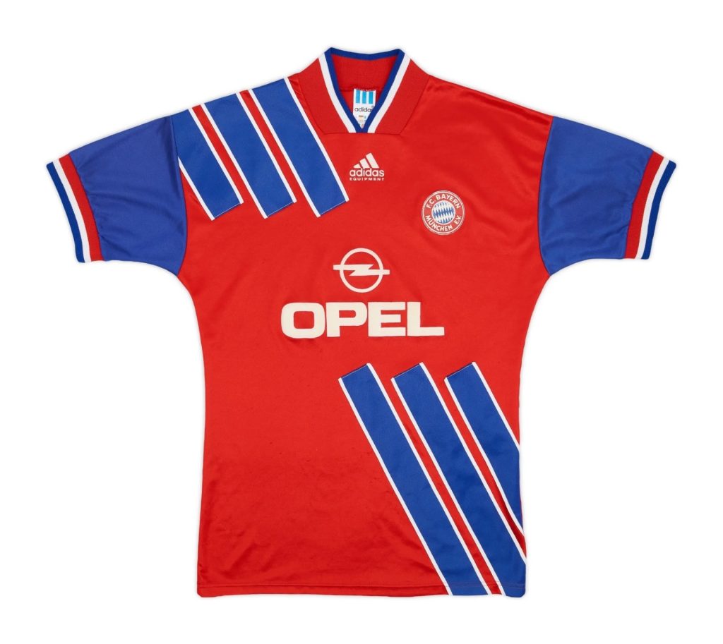 Primera equipación de Bayern Múnich 94-95