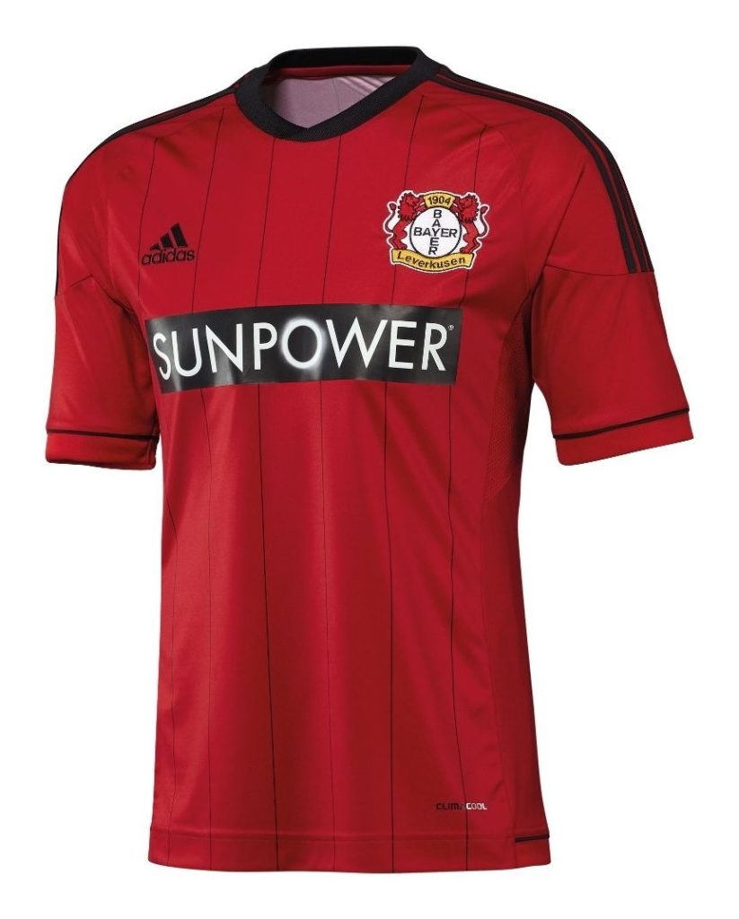 Primera equipación de Bayer Leverkusen 12-13