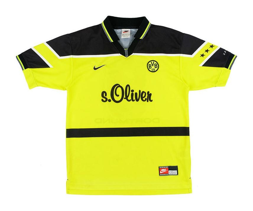 Primera equipación de Borussia Dortmund 97-98