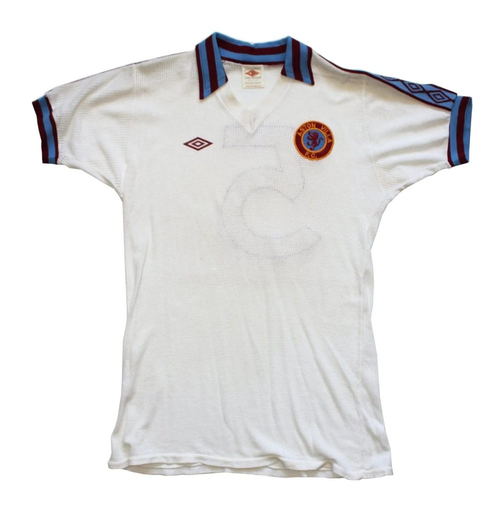 Segunda equipación de Aston Villa 80-81