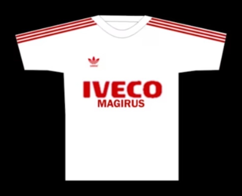 Segunda equipación de Bayern Múnich 82-83