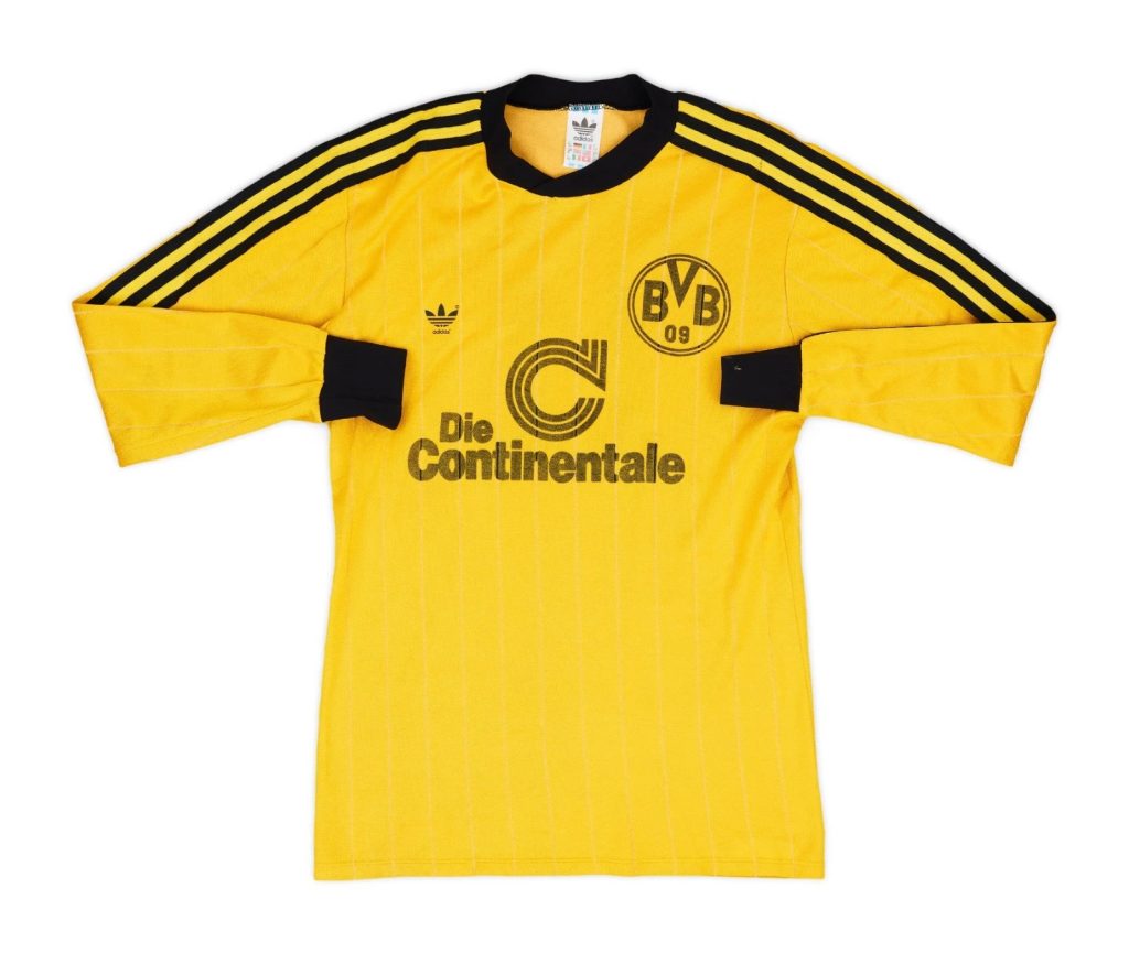 Primera equipación de Borussia Dortmund 89-90