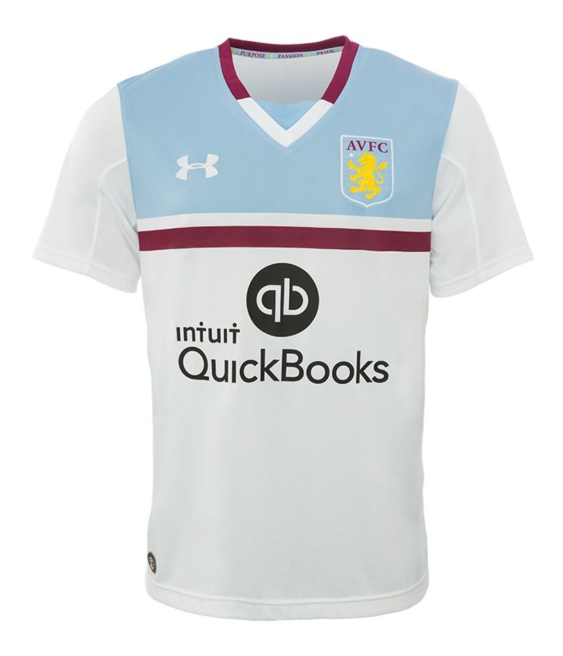 Segunda equipación de Aston Villa 16-17