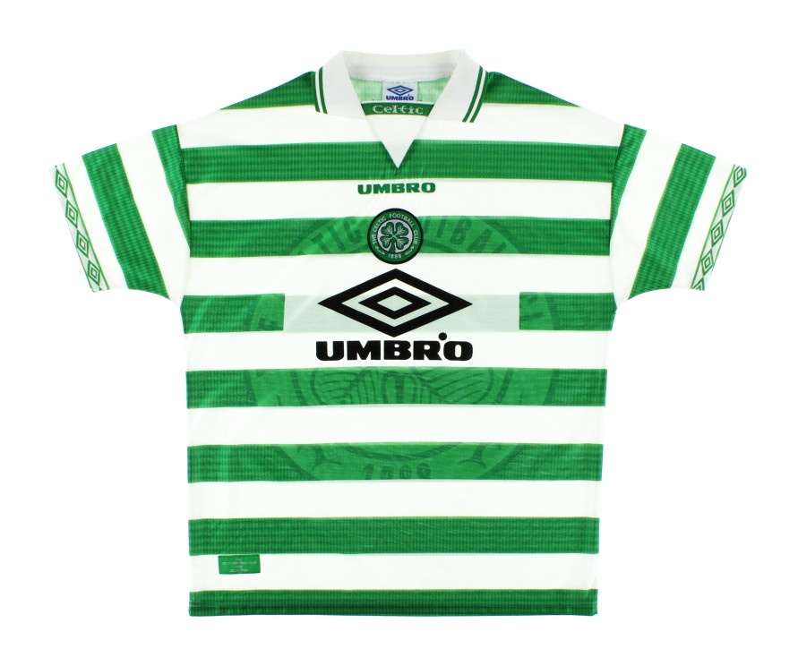 Primera equipación de Celtic 98-99