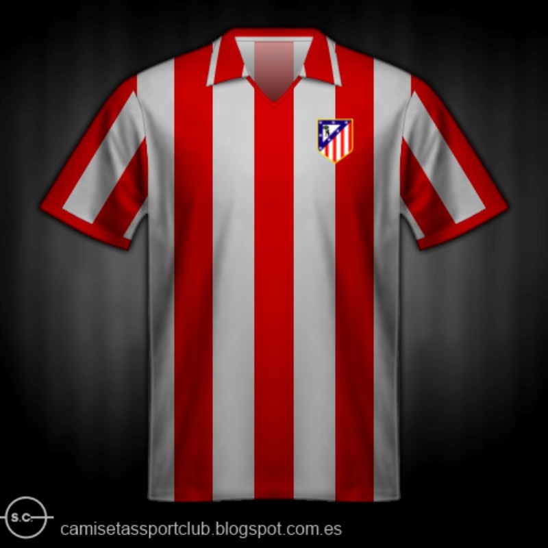 Primera equipación de Atlético de Madrid 69-70