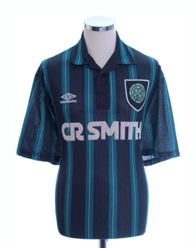 Segunda equipación de Celtic 93-94