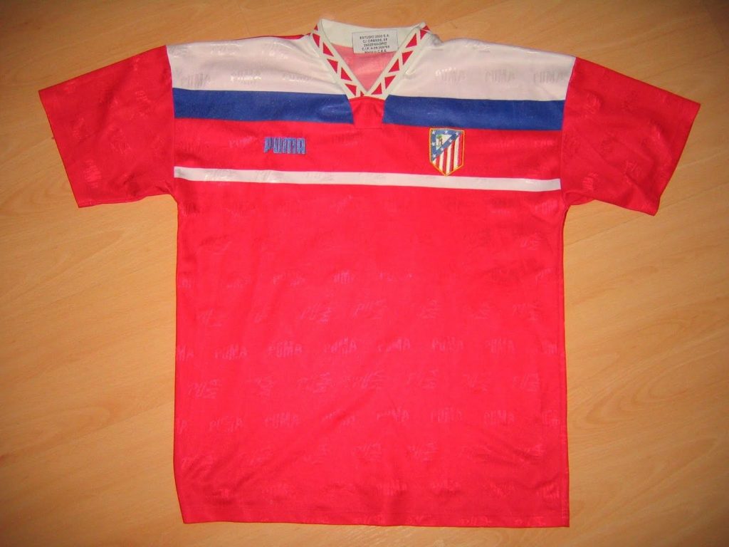 Segunda equipación de Atlético de Madrid 93-94