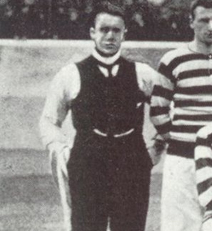 Equipación de portero de Celtic 1902-04