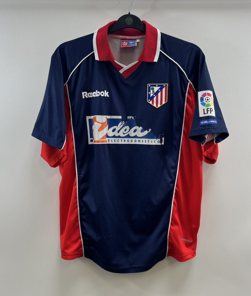 Segunda equipación de Atlético de Madrid 00-01